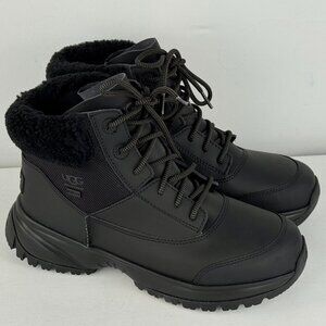 Women's size 9 - UGG Yose Fluff V2 Waterproof Insulated Leather FOR HEAVY SNOW &